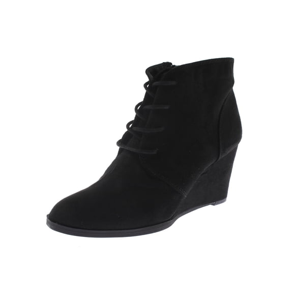 American Rag Womens Baylie Faux Suede Ankle Wedge Boots