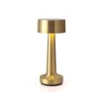 thumbnail image 1 of Lampe de table Bar à Intensité Variable Hôtel Café Sans Fil rechargeable Écran Tactile Tête de Lit Chambre Restaurant Lampe de table Or, 1 of 5