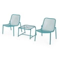 thumbnail image 1 of Noble House Bucknell Ensemble de Conversation Extérieur 3 Pcs en Bleu Mat, 1 of 18