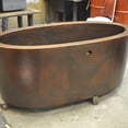 thumbnail image 3 of Novatto NBT-DAK Antique Copper 64" x 36" Freestanding Bathtub, 3 of 6