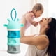 thumbnail image 5 of 4 Stackable Baby Milk Powder Dispenser, Dispenser Non-Spill Travel Container Milk Powder Dispensers Pot, Portable Snack Storage Box, 5 of 8