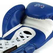 RIVAL Boxing RS1 2.0 Ultra Pro Lace-Up Sparring Gloves - 18 oz. - Blue