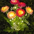 thumbnail image 1 of Luces Solares para Jardín Qazbgdl con Forma de Flor de Loto | 6 Luces Led con Forma de Estaca para Decoración de Césped y Caminos | Luces Solares Impermeables para Patios y Terrazas, 1 of 6