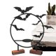 thumbnail image 2 of Halloween Candelabro Titular Halloween Estatua Candelabro Decoración de la Pared Vela Soporte Redondo Forma Gótica Decoración de la Tabla, 2 of 5