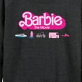 thumbnail image 3 of Barbie the Movie - Barbie Transportaion Vehicles - Women's Lightweight French Terry Long Sleeve Shirt, 3 of 5