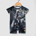 thumbnail image 4 of Mobile Suit Gundam Baby Boy Girl Short Sleeve Rompers Bodysuit One Piece Jumpsuit Summer Outfit, 4 of 8