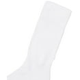 MediPEDS 8 Pair Diabetic Crew Socks with NonBinding Top, White, Shoe