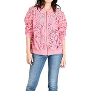 Urban Diction Pink Floral Lace Jacket