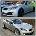 thumbnail image 3 of Spec-D Tuning Jet Black LED Projector Headlights Compatible with 2010-2012 Hyundai Genesis 2Door Coupe, Left + Right Pair Headlamps Assembly, 3 of 6