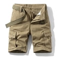 thumbnail image 2 of Fesfesfes Fashion Mens Cargo Shorts Pocket Zipper Stretchy Casual Tooling Elegant Short Pants Spring Saving Sale, 2 of 3