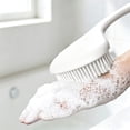 thumbnail image 5 of Body Brush for Shower Back Scrubber with Long Handle 16.54 Inch Soft Bristles Non-Slip Bath Brush White 1 Pack, 5 of 7
