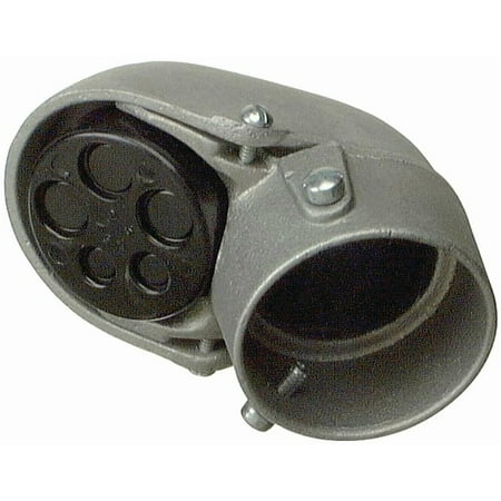 Halex 57925 Mast Head Service Entrance Cap, 2-1/2 in IMC, Aluminum