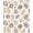 Beige, Pattern 7, variant on ODIKA 4'x6' Black Geometric Op Art Washable Area Rug Bold Circular With Modern Graphic Appeal Ornamental Pet Friendly, Non-Shedding for Bedroom, Reading Nook