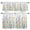 Green Pink White, variant on Black White Video Game Kitchen Curtains,Kitchen Curtains and Valances Set of 3,Console Computer Gaming Sketch Style Light Filtering Tier Curtain 36 Inch Length Drapes for RV Cafe Bathroom Bedroom