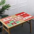 thumbnail image 4 of Visland Christmas Table Placemat Santa Claus/Tree/Reindeer/Balloon Dishwasher Safe Table Decor Heat Insulation Xmas Dining Table Mat for Kitchen - 1PC, 4 of 6