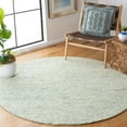 thumbnail image 2 of SAFAVIEH Vermont Windsor Solid Area Rug, Ivory/Blue, 6' x 6' Round, 2 of 8