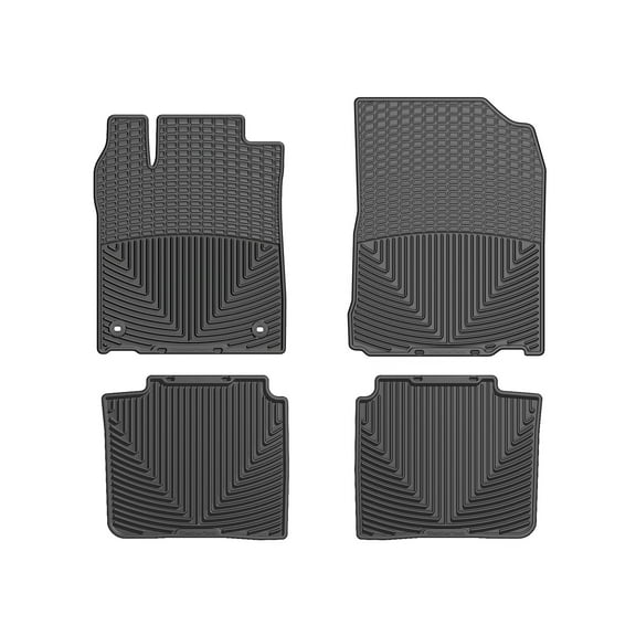 WeatherTech All-Weather Floor Mats compatible with 2013-2018 Toyota Avalon - 1st & 2nd Row, Black