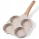 thumbnail image 1 of Molde para omelette de huevo, sartén de omelette de granito antiadherente de 4 tazas, sartén para panqueques y olla de huevo saludable adecuada para estufa de gas y utensilios de cocina de, 1 of 5
