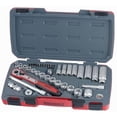 thumbnail image 2 of Teng Tools 39 Piece 3/8 Inch Drive 6 Point Metric Regular/Shallow & Deep Socket Set - T3839, Silver, 2 of 3
