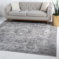 thumbnail image 1 of Unique Loom 3147483 4 x 4 ft. Astoria Portland Square Rug, Light Gray, 1 of 1