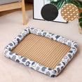 thumbnail image 4 of Fiudx Nevera de Verano para Mascotas, Cojín de Ratán Suave, Cama Transpirable y Refrescante para Perros, Tapete para Gatos de Diseño Duradero, Espacio de Relajación Cómodo, Ideal para Gatos y Perros, 4 of 6