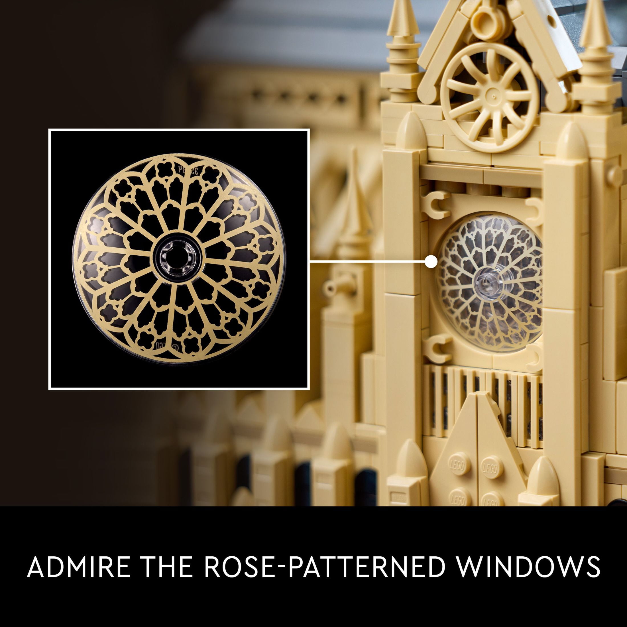 LEGO Architecture Notre-Dame de Paris Replica, Architectural Model Kit, Collectible Building Set for Adults, Build and Display France Souvenir, Paris Gift for Lovers of History, Travel and Art, 21061