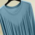 thumbnail image 6 of StSilkitty Women's Long Sleeve Nightgowns Crewneck Sleepwear Night Gown Lightweight Comfy Breathable Sleepshirts, 6 of 7