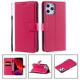 thumbnail image 2 of Feishell for Apple iPhone 15 Pro Wallet Case for Women Men Durable PU Leather Magnetic Buckle Folio Flip Stand Protective Phone Case with Card Slots & Kickstand,Rose, 2 of 10
