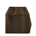 thumbnail image 5 of Media TV Stand Console Table, Walnut Brown, Wood, Living Dining Room Kitchen Cafe Bistro Hospitality Restaurant, Modern Contemporary, HB37739, 5 of 11