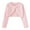 Z4-Pink-kids Bolero Cardigan shrug, variant on MKOSPLRT Girls Bolero Cardigan Sweater Toddler Kids Long Sleeve Button Knit Shrug Cropped Cover Up Solid Fall Jacket Tops 3-10Y