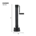 thumbnail image 2 of Trailer Valet Blackout Series 7K Direct Weld Side Wind Jack - 15" Travel, 7000lbs Capacity, 3:4 Gear Reduction, Internal Sleeve for Durability, 700-Hour Water-Resistant Wrinkle Black Powder Coating, 2 of 8