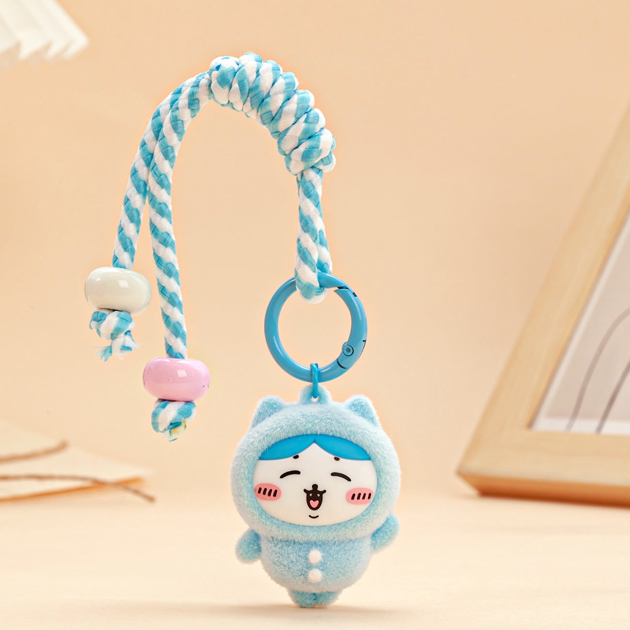Chiikawa Pendant Keychain Cute Usagi Hachiware with Rope Kawaii