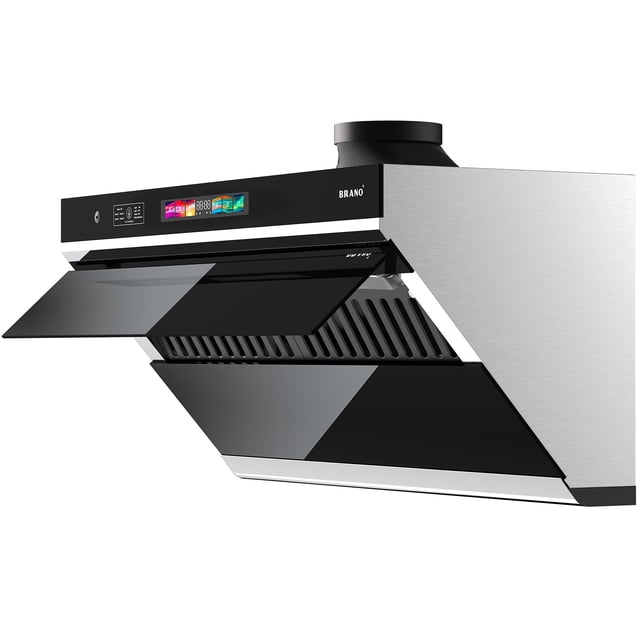 Campana extractora BRANO de 30 pulgadas y 900 CFM con control táctil, por voz y gestos