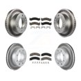 thumbnail image 1 of Transit Auto Front Rear Coated Disc Brake Rotors and Ceramic Pads Kit for Car 2010-2011 Chevrolet Express 4500 3.20" Overall Height KGC-102377, 1 of 11