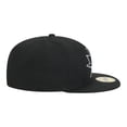 thumbnail image 7 of Men's New Era  Black San Jose Sharks Core 59FIFTY Fitted Hat, 7 of 7