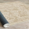 thumbnail image 2 of HomeNette Machine Washable Rug 80x150 cm, Non Slip, Stain Resistant, Beige Rugs for Living Room, Bedroom, Bathroom, Kitchen, Decorative Modern Cotton Boho Patterned Tokyo Collection Area Rugs, 2 of 5