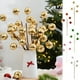thumbnail image 1 of Adorno de espejo de lentejuelas de bola de Navidad | Decoración festiva de vacaciones | Rama de espuma plástica | 40cm | Rojo Oro Plata Verde Rosa | Decoración de arreglo versátil | 1 Pieza | Adorno, 1 of 7