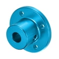 thumbnail image 3 of 6mm Dia H15xD15 Rigid Flange Coupling Motor Guide Shaft Coupler for DIY Parts Sky Blue 2pcs, 3 of 5