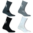 thumbnail image 3 of Dalazy Chaussettes de Sport 4 Paires Réfléchissantes Respirantes pour la Randonnée de Basket-Ball de Course à Pied en Plein Air, 3 of 6