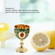thumbnail image 4 of Copas De Vino De aleación De Metal Vintage, Elegante Copa Retro Decorativa Para El Hogar, Bar, Fiesta, Juego De 2, 4 of 7