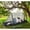 Boat-shaped hand-thrown mosquito net regular version (black base), variant on Portable Mosquito Netting for Camping & Outdoor Adventures - Easy Setup, No Installation Required, Breathable Polyester Fabric, Ideal for Travel, Parties, and Backyard Fun
