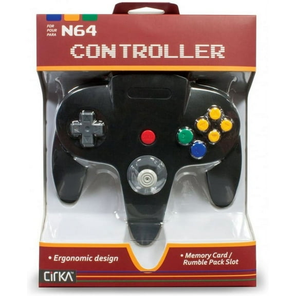 CirKa Controller for N64 (Black)
