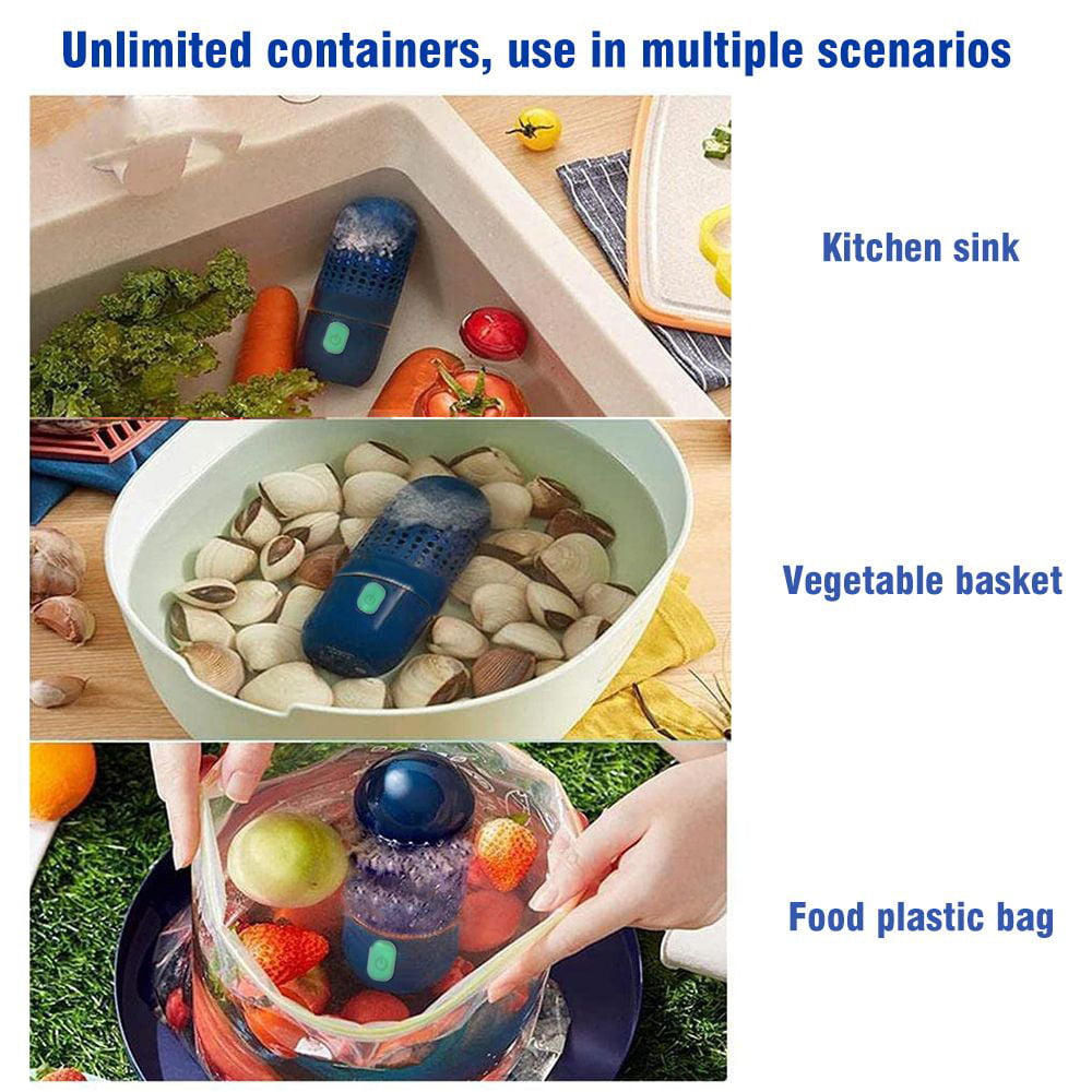 49.99$Fruit and Vegetable Washing Machine, Fruit and Vegetable Cleaner  Device, Kitchen Gadget Food Purifier for Deep Cleaning Fruits, Vegetables,  Rice, Meat and Tableware (Blue) : r/ReviewRequests
