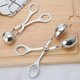 thumbnail image 4 of 4.5cm Kitchen Storage Accessory Set Of 2 Non-stick Meatball Tongs, Stainless Steel Meatball Tongs, Ice Cream Tongs For Cake Pop Meatball Maker, 4 of 5