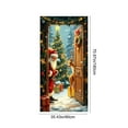 thumbnail image 3 of ToyKingdee Elastic Christmas Front Door Cover, Holiday Door Banner for Photography Background, Xmas Party Photo Booth and Home Decor, 3 of 6
