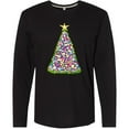 thumbnail image 3 of Inktastic Christmas Tree of Lights Long Sleeve T-Shirt, 3 of 5