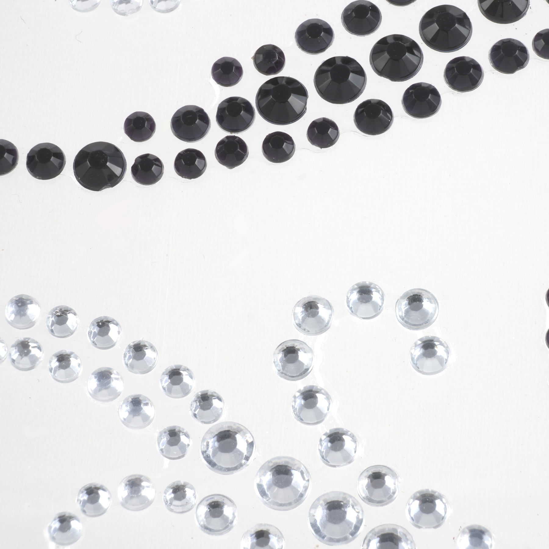 Recollections Black & Silver Rhinestone Flourish Stickers, 12 Packs: 10 ct. (120 total)