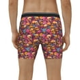 thumbnail image 5 of Mens Underwear, Skull Blue Daisy Flower Mens Underwear Boxer Briefs, Soft Breathable Underwear Long Leg For Men, 5 of 8