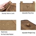 thumbnail image 3 of Bolsa para leña, portador de troncos, lona encerada, bolsa de leña grande resistente, bolsa de almacenamiento de accesorios para estufa de hoguera de alta resistencia esquí esquí Gafas de esquí, 3 of 4