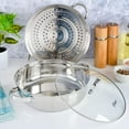 thumbnail image 2 of 11-Inch Stainless Steel Cookware Pan with Steamer and Lid, 2 of 7